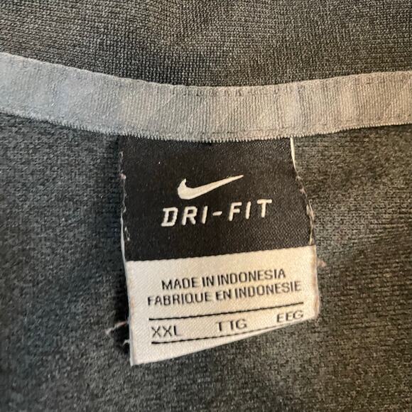 Nike OSU Cowboys Dri-Fit Quarter Zip Pullover XXL Black Orange Football Team - Picture 6 of 11